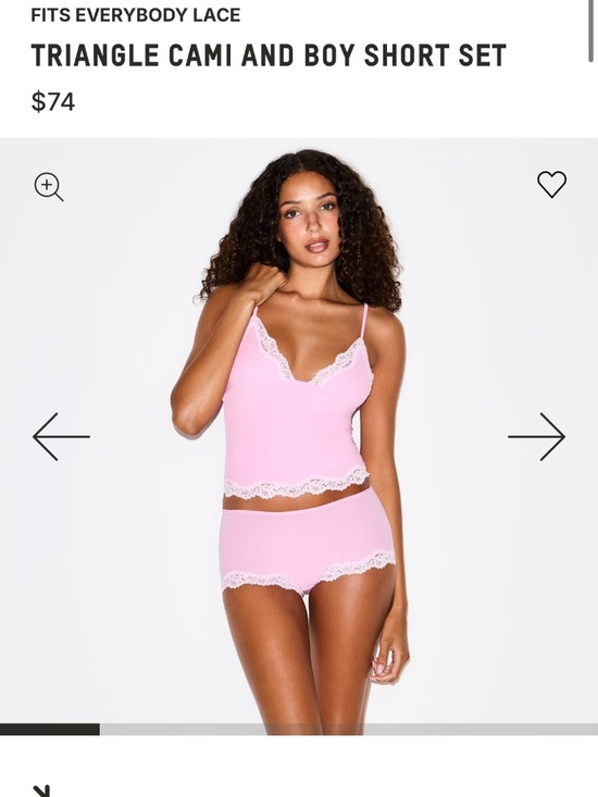 SKIMS Other - Triangle Cami Skims Pink Bubblegum Size Medium